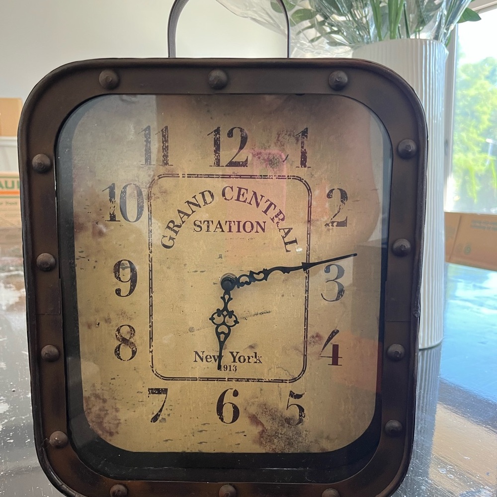 Vintage Brown Wall Clock